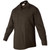 Flying Cross FX Flex 65/35 Poly/Cotton-Mini Rip-Stop Long Sleeve Woven Shirt Brown