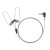 N-Ear 360 Flexo Dynamic Dual Radio Earpiece - 24 in. Length, 3.5 mm. Connector
