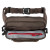Vertx S.O.C.P. Tactical Fanny Pack, Cedar Brown, Zippered Compartment Open