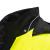Flying Cross Black DutyGuard RT Reversible Rain Jacket, Hi-Vis Yellow Side, Detachable Hood