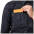 5.11 Tactical Women's Stryke PDU Twill Class B Long Sleeve Shirt, Midnight Navy, Showing Top Opening of Pocket Flap