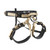CMC Outback Sit Harness - PFAS, Brown and Black, Sit Harness Only, Facing Angle