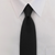 Samuel Broome Polyester/Wool Clip-On Necktie with Buttonholes, Black