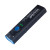 Nightstick USB-557 TUSK EDC Compact Flashlight w/ Green Laser and UV Floodlight, Angled View