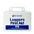 First Aid Only 25 Person Loggers First Aid Kit, Plastic Case, Case Only, Facing Forward