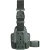 Safariland 6005-10 Black Single Strap Leg Shroud w/ Quick Release Leg Strap (Actual product is black)