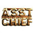 Hero's Pride Asst Chief Die Struck Letters Pins, 1/4 in., Gold Plate