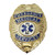 Hero's Pride Emergency Medical Services Badge, Gold Plate