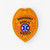 Hero's Pride Emergency Medical Services Badge Patch, Gold Reflective
