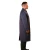 Anchor Uniform Canterbury Single Breasted Trench Coat, Navy, Side View