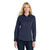 Port Authority Long Sleeve Easy Care Shirt - Women's, Navy Light/Stone