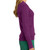 Port Authority Women's V-Neck Sweater, Deep Berry Side View