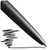 Rite in the Rain All-Weather Pen Refill, 12-Pack, Black, Shown Writing
