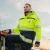 First Tactical Tactix HI Vis Shell - PFAS, Shown Worn Outside