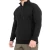 First Tactical 80/20% Cotton/Poly Men's Cotton Job Shirt 1/4 Zip - PFAS, Black, Facing Front Left Angle