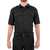 First Tactical 65/35% Polyester/Cotton Woven Blend Men's Pro Duty Uniform Short Sleeve Shirt - PFAS, Black