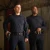 First Tactical Men's Pro Duty Pullover - PFAS, Midnight Navy, Shown Worn