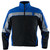 Blauer Colorblock Softshell Fleece Jacket in Dark Navy and Royal Blue, front view