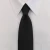 Samuel Broome Polyester/Wool Clip-On Necktie with Buttonholes, Black
