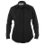 Elbeco Women's Distinction Poly/Wool Long Sleeve Shirt, Black