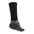 SKA16 Blauer 6" Job Socks in Black, heel view