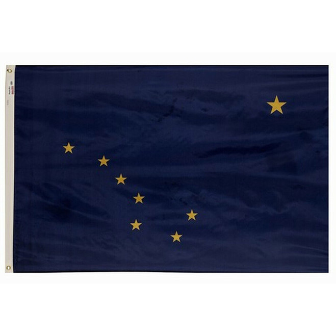 Valley Forge Spectrapro Polyester Alaska State Flag