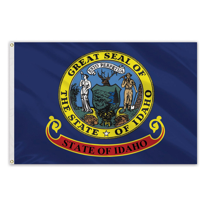 Valley Forge Spectrapro Polyester Idaho State Flag