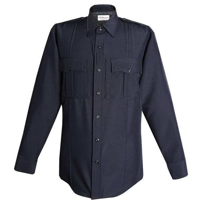 Details about   Blauer Long Sleeve Uniform Shirt sz 15.5 Law Enforcement Police Gray 
