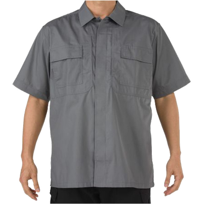 5.11 Tactical TDU Short Sleeve Shirt, gray front