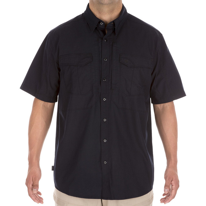 5.11 Stryke Short Sleeve Shirt, black front