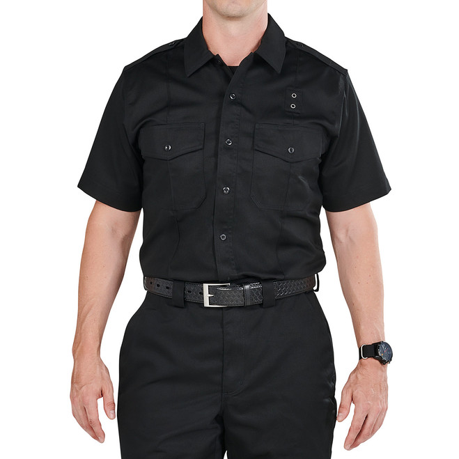 5.11 Tactical Twill PDU Class A Shirt, Black front view