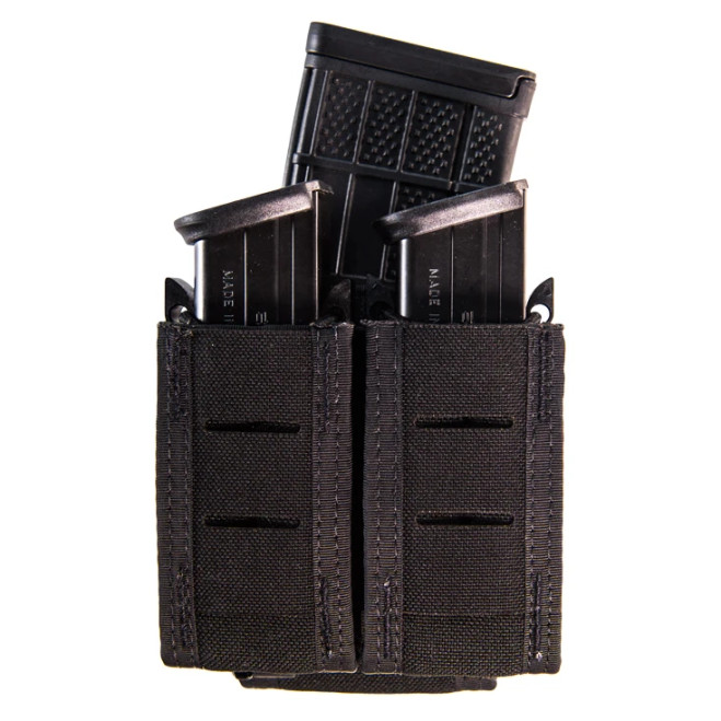 High Speed Gear Duty Double TACO With U-Mount, Black