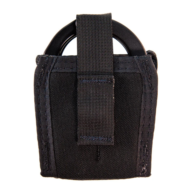 High Speed Gear Single Duty Handcuff TACO, Black, Front