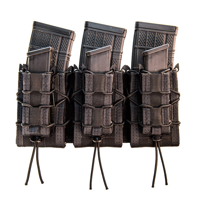 High Speed Gear Double Decker TACO Shingle, Black, Front