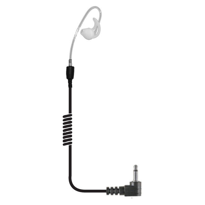 Ear Phone Connection Fox 3.5mm Surveillance Earphone with Clear Short Tube