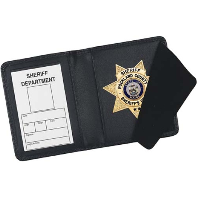 2-34 X 3-34 Side Opening Badge Case by Strong Leather