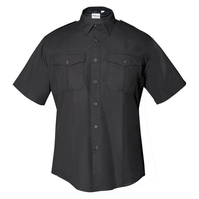 Flying Cross FX STAT Men's Class B Short Sleeve Shirt, black