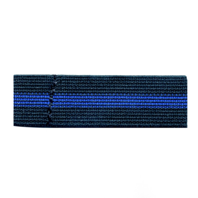 Hero's Pride Black With Blue Stripe, 3/4" Mourning Bands, 10per