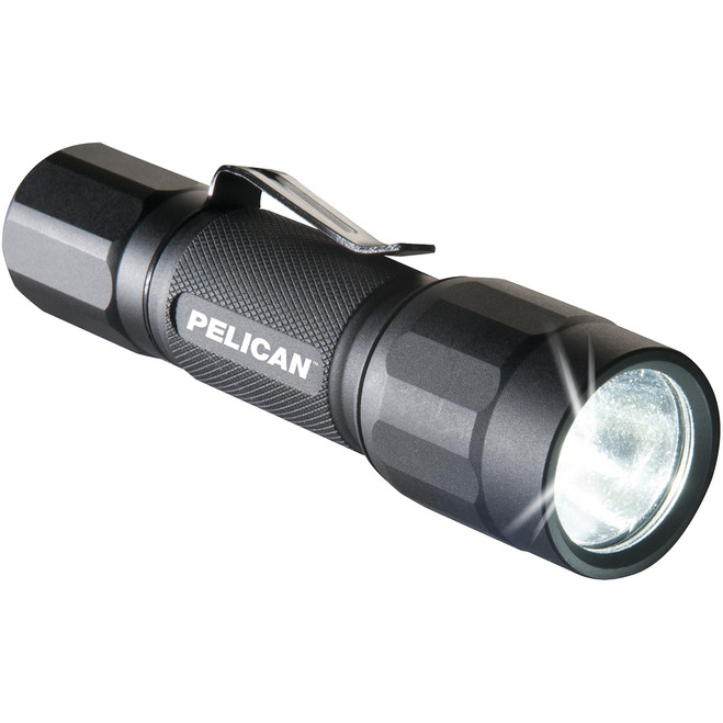 Pelican 2350 LED Tactical Flashlight side view black