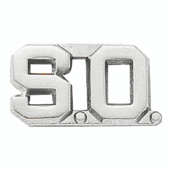 Blackinton S.O. Sheriff's Office Polished Letters Nickel