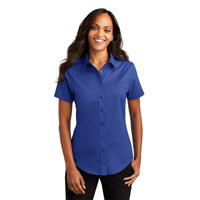 Port Authority Women's Short Sleeve Open Collar Easy Care Shirt - L508
