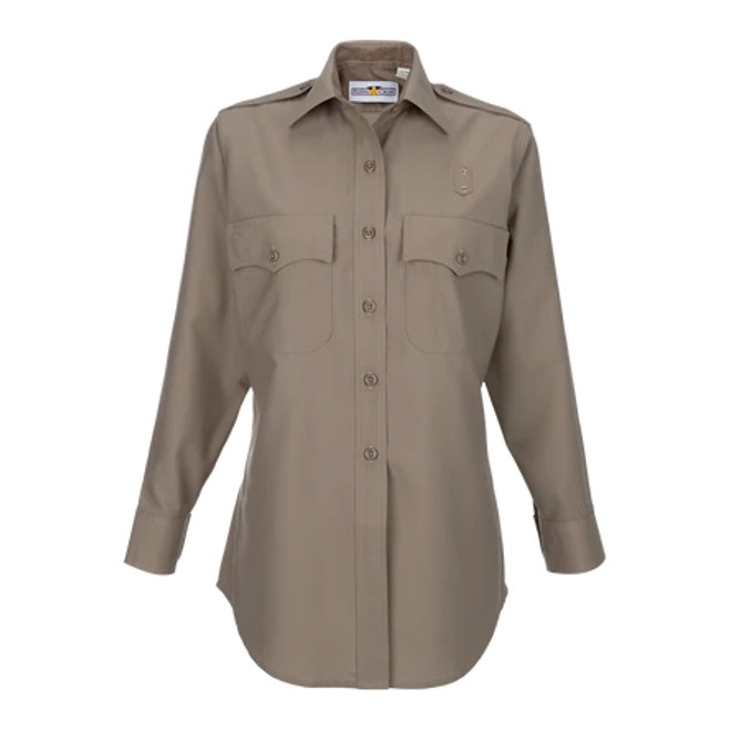 Flying Cross Women's LASD Deputy Sheriff Class A 55P/45W Long Sleeve Shirt 1