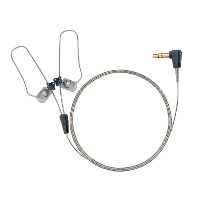 N-Ear 360 Flexo Dynamic Dual Radio Earpiece - 24 in. Length, 3.5 mm. Connector