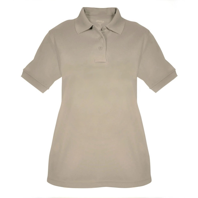 Elbeco Ufx Women's Short Sleeve Tactical Polo, Tan