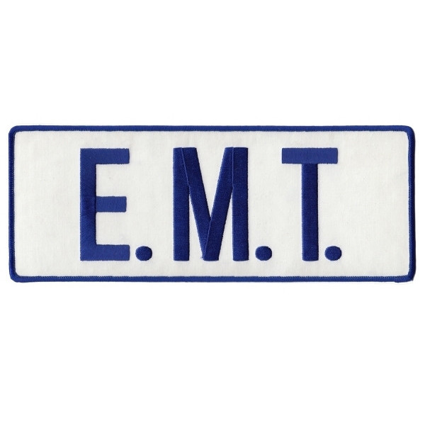 Hero's Pride E.M.T. Reflective Back Patch