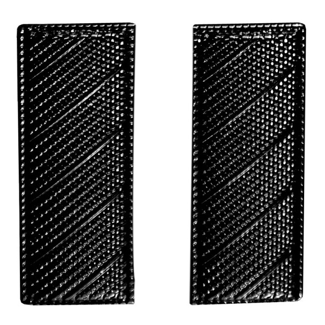 Hero's Pride Lieutenant Corrugated Metal Insignia, Black