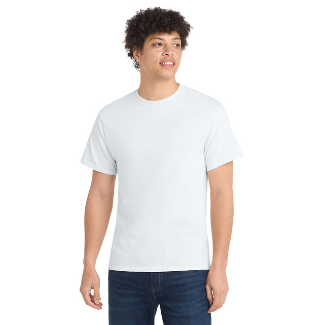 Port & Company Core Cotton Tee White 1