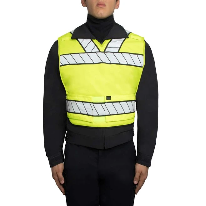 Blauer Hi-Vis Yellow Polyester Breakaway Safety Vest with Scotchlite Stripes