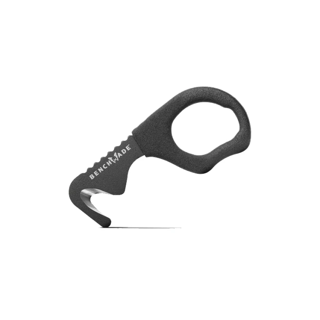 Benchmade 7 Hook Safety Cutter Fixed Blade with Black Nylon Sheath
