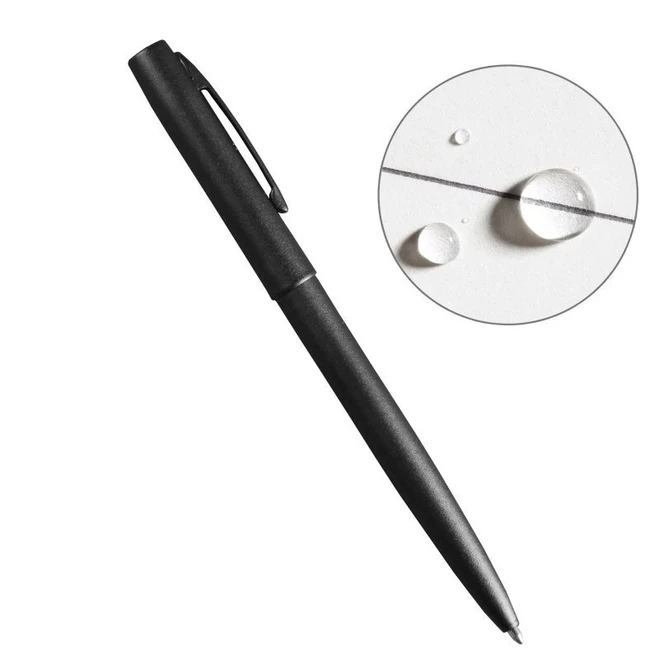 Rite in the Rain All-Weather Metal Clicker Pen, Black